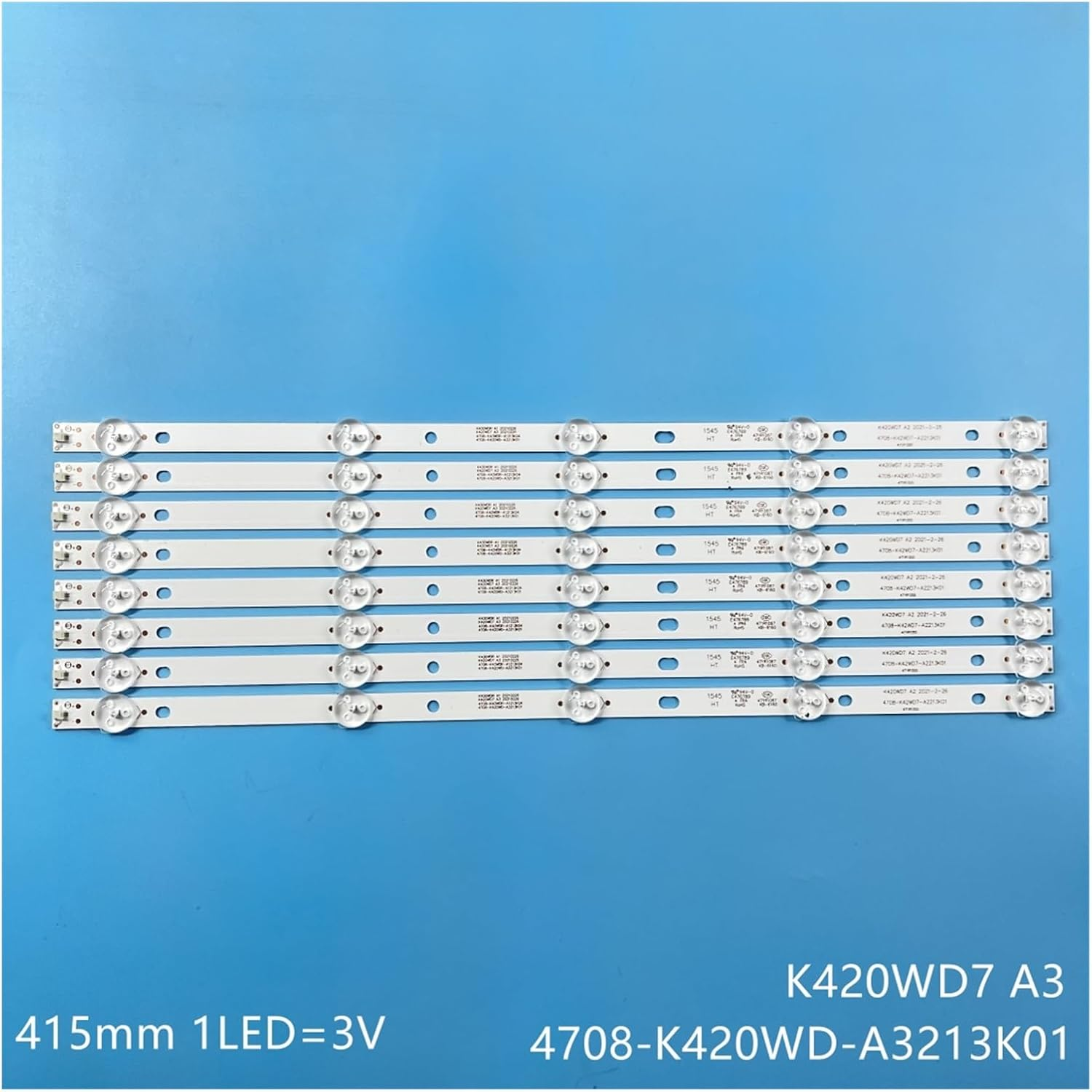 TV Lamps Kit LED Backlight Strips for TX-43DR300ZZ LED Bars 4708-K420WD-A3213K01LED Bands Rulers K420WD7 A3 2014-8-27 image number 5