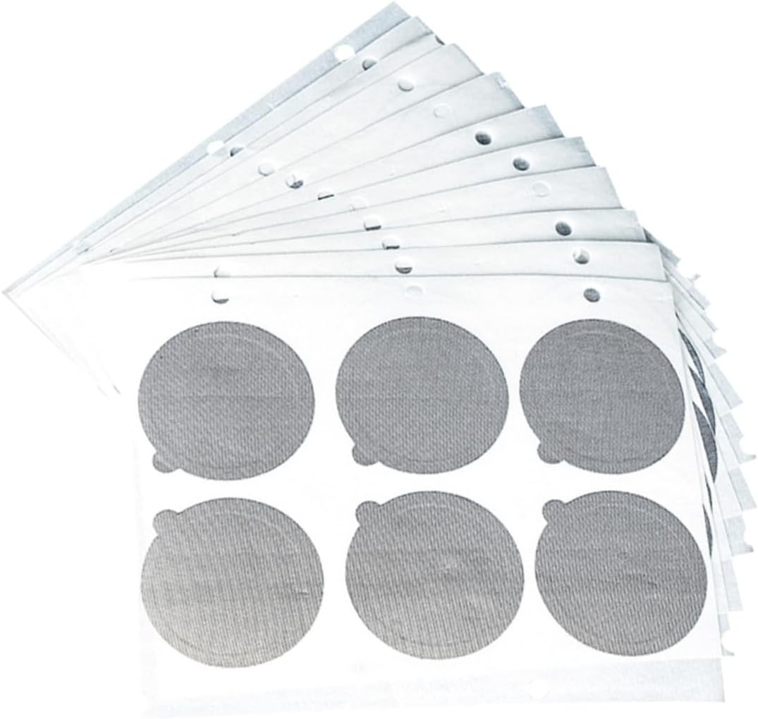 Hohopeti 120Pcs Aluminum Foil Coffee Seal Stickers Reusable Espresso Lids with Thick Food-Grade Material for Secure Packaging and Easy Opening image number 5
