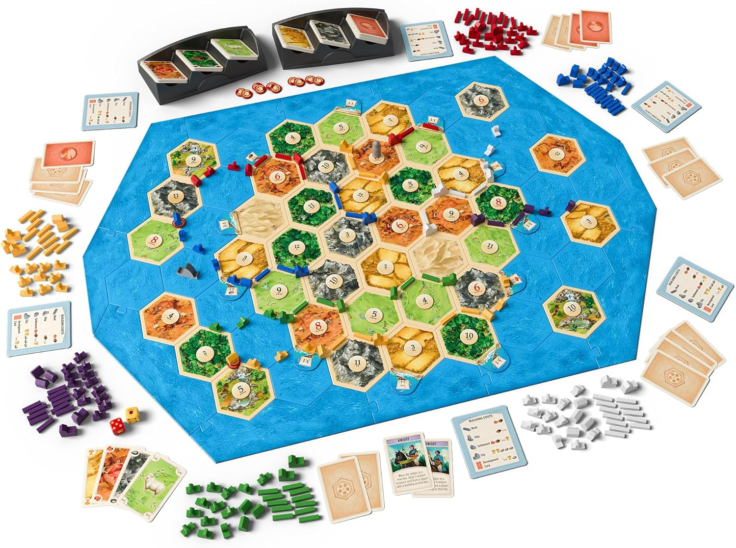 CATAN Seafarers 5-6 Player Board Game Extension (6Th Edition) Add More Players to Your Adventure, Strategy Game for Kids & Adults, Ages 12+, 3-6 Players, 60-90 Minute Playtime, Made by Catan Studio image number 3