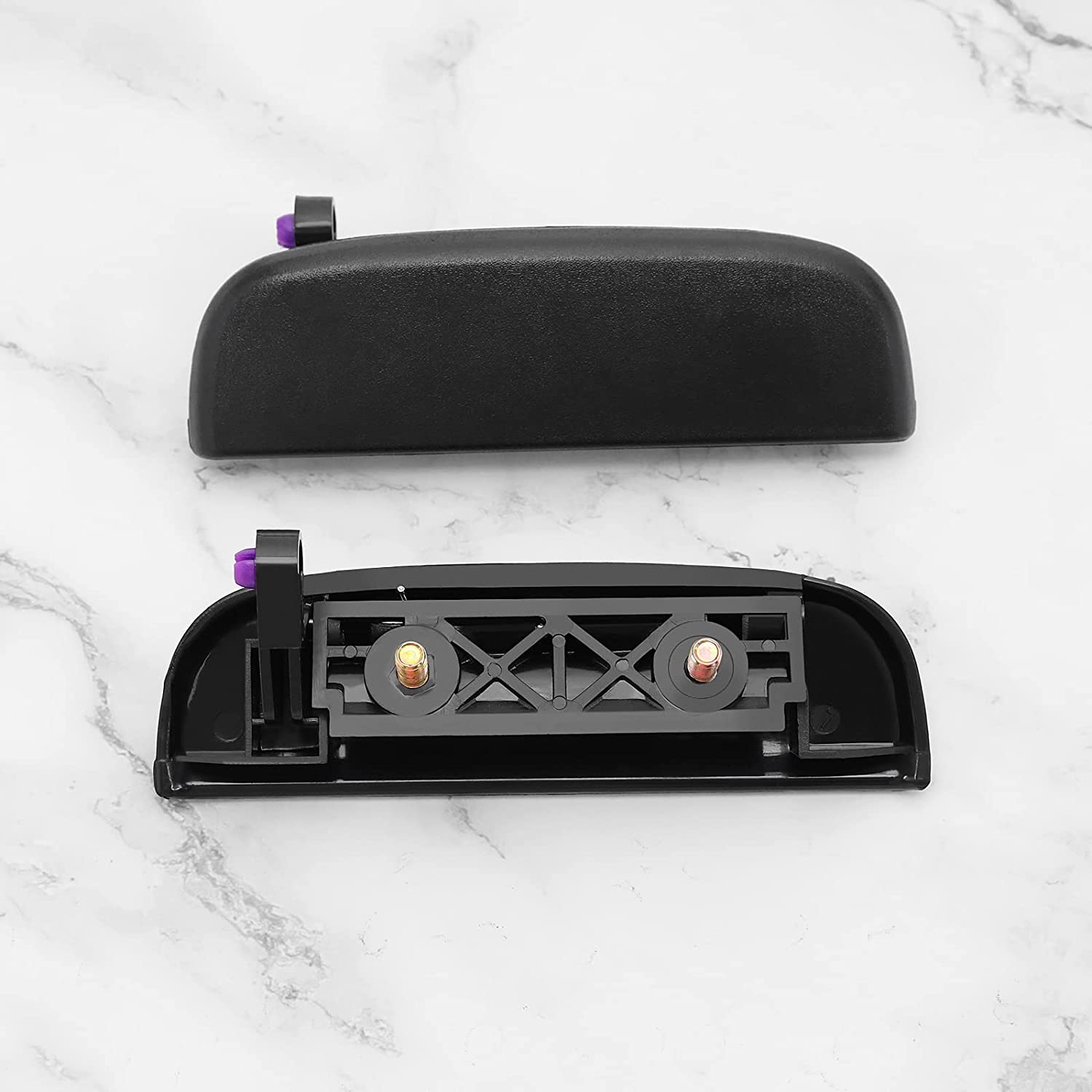 SING F LTD 2Pcs Car Front and Rear Outer Door Handle Knob Replacement Compatible with Suzuki A-Star 2008-2014 Car Exterior Door Handle Black image number 1