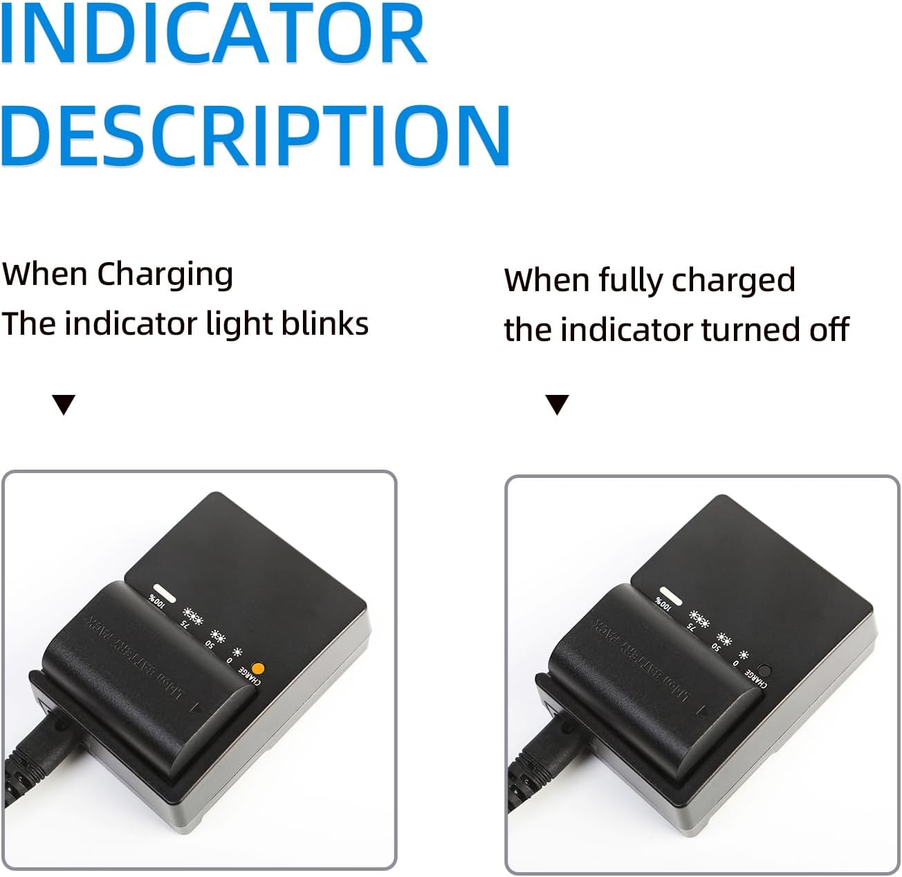 Replacement LP-E6 Battery Charger, LP E6N Charger Compatible with Canon EOS 90D 80D 70D 5D Mark II III IV 5DS 5DS R 6D 60D 6D Mark II 7D 7D II image number 6