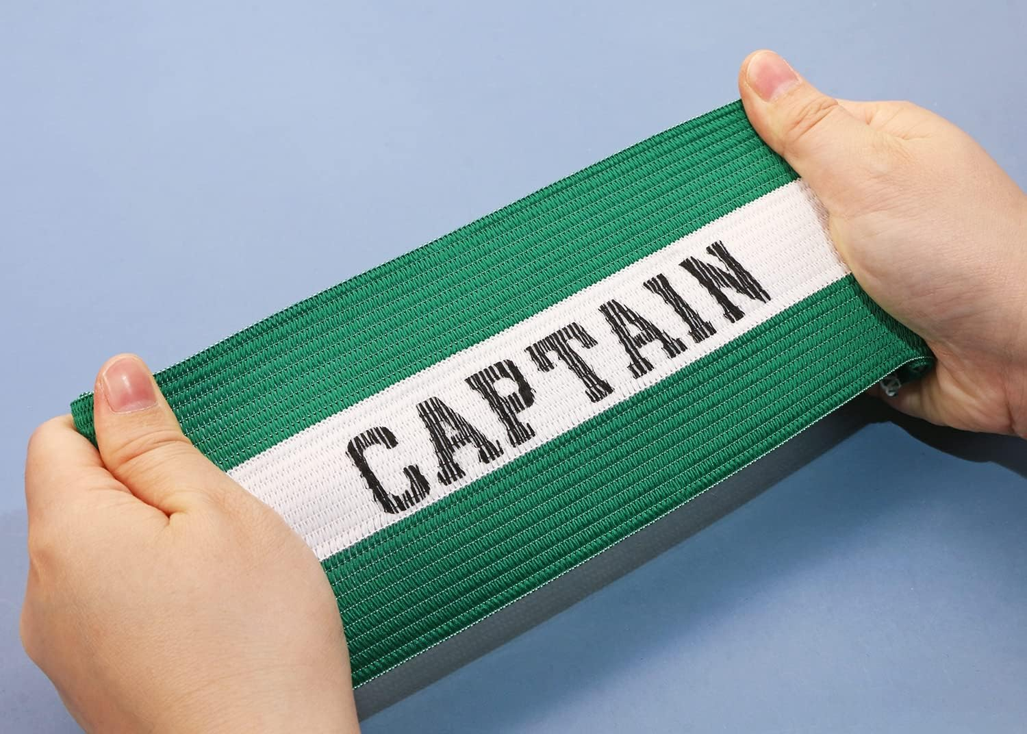 ONLYKXY Captain Armbands 9X30Cm/3.54X11.81Inch Adjustable Leader Armband for Soccer Basketball Volleyball School Team Competition Coach Players Wrist Arm Bands - Rainbow Color image number 5