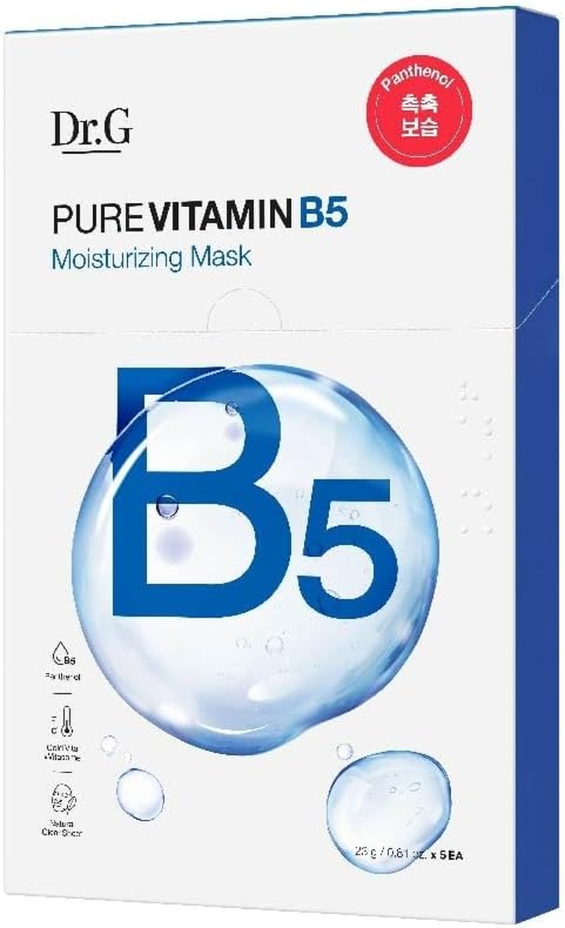 Dr.G Pure Vitamin B5 Moisturizing Mask 1Box