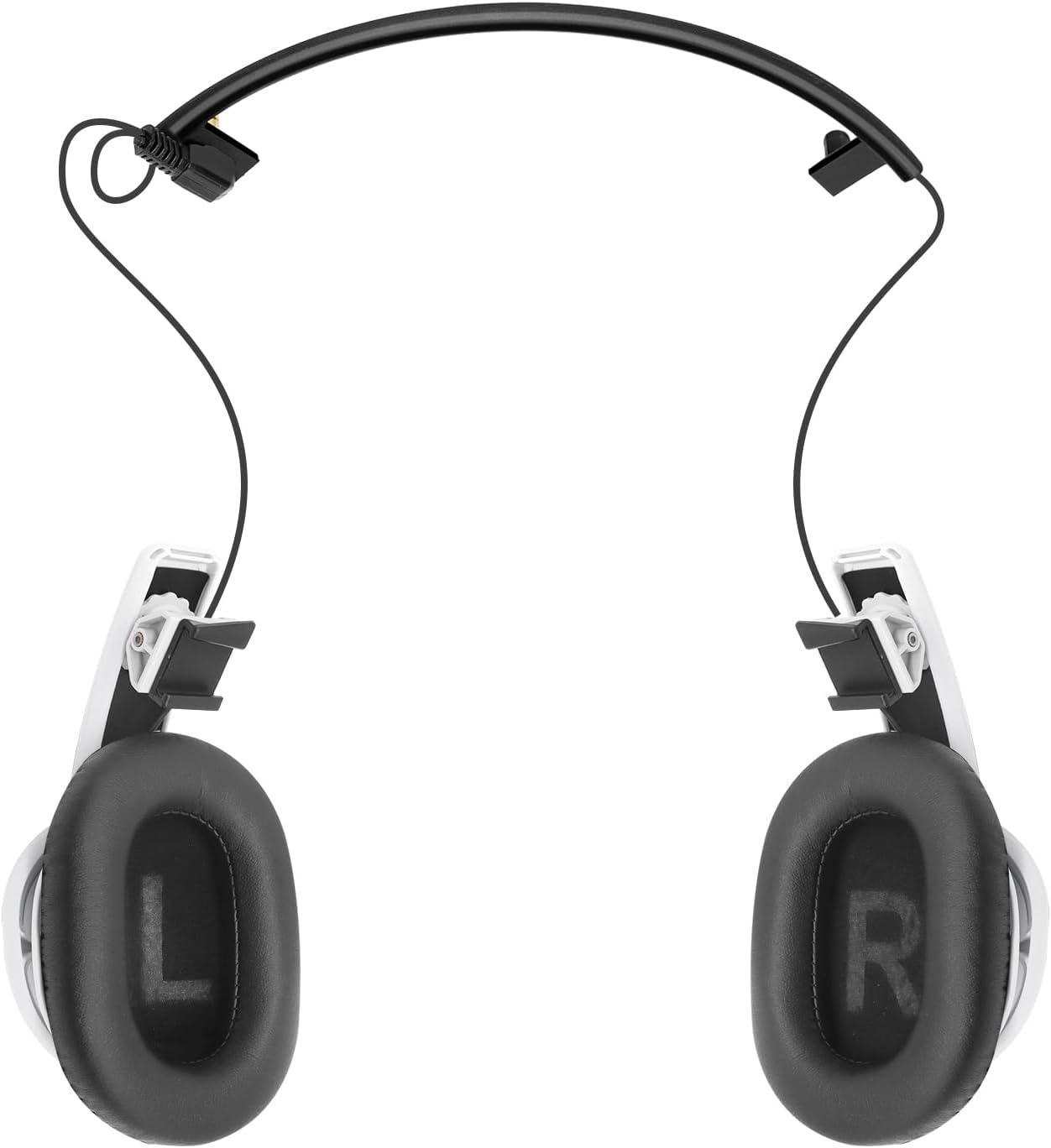 Globular Cluster PH2 Stereo VR Headphones for PS VR 2 - Clip on Design Easy to Install & Remove - Looks Tidy with Cable Router - More Comforable than In-Ear Buds ((75Mm X 90Mm Earmuffs White) image number 3