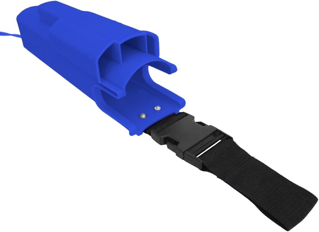 XERO Window Cleaning Holster and Belt- Detachable Side Bucket on a Belt Squeegee and Tool Holder for Home & Professional Cleaners-Fits up to Two 12-Inch Squeegees and One 18-Inch Squeegees- Blue - Gray image number 6