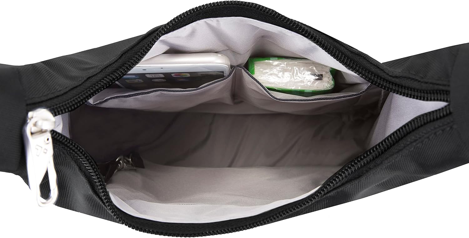 Travelon Anti-Theft Classic Essential Messenger Bag, Black, 9.75 X 10 X 2.5, 42457-761/Nutmeg - Black image number 2