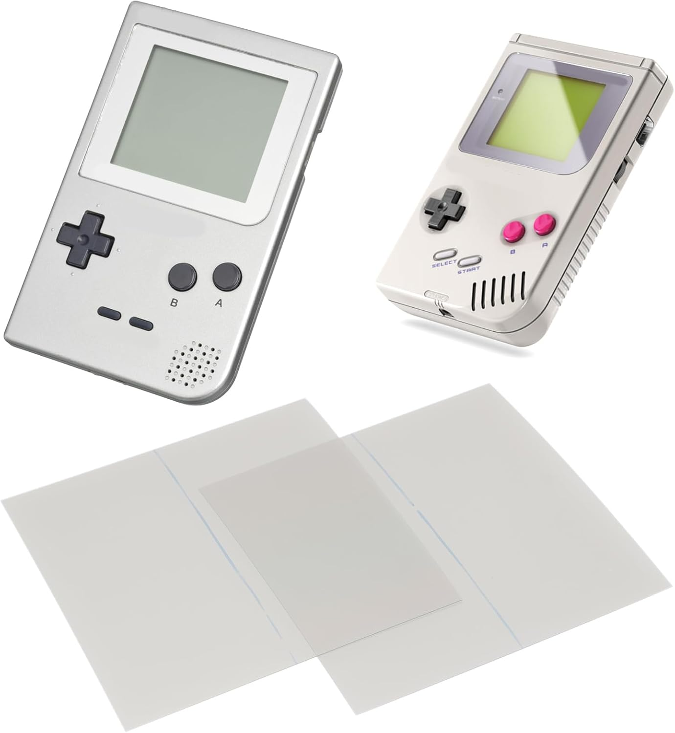 SG Store 4Pcs Polarized Film Screen Filter Film Sheet Compatible with Gameboy Pocket Compatible with Gameboy DMG (8.4X8.4Cm) image number 4