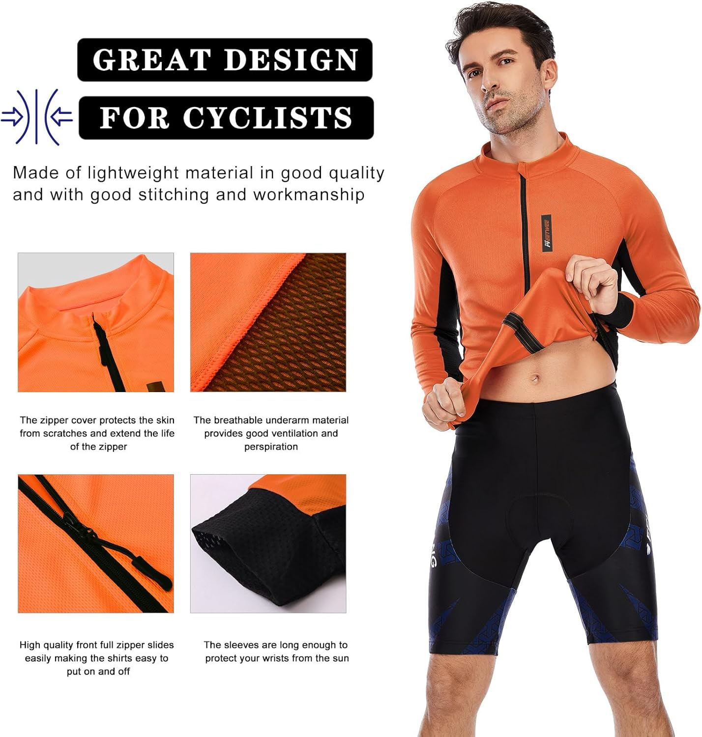 MEETWEE Men&rsquo;S Cycling Jersey, Short Sleeve Biking Cycle Tops Quick Dry Breathable Mountain Bike MTB Shirt Racing Bicycle Clothes