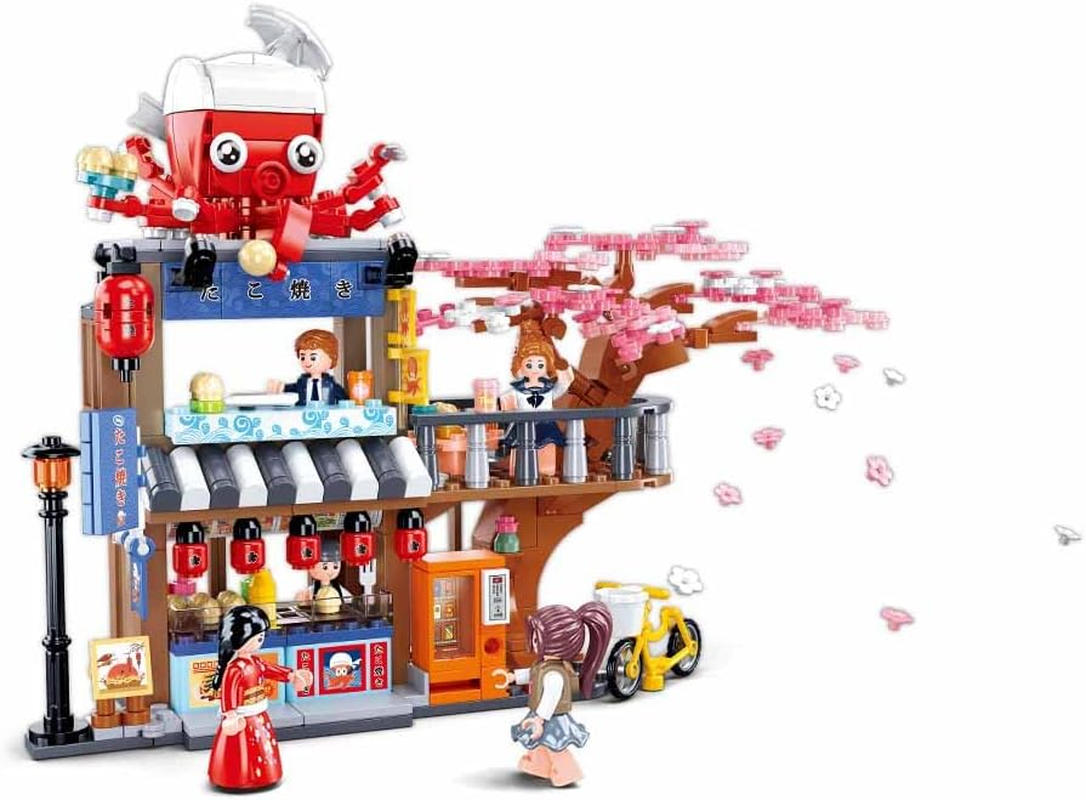 Sluban Klemmbausteine M38-B1019 Happy Diary-Tako Yaki Main Store548Pcs