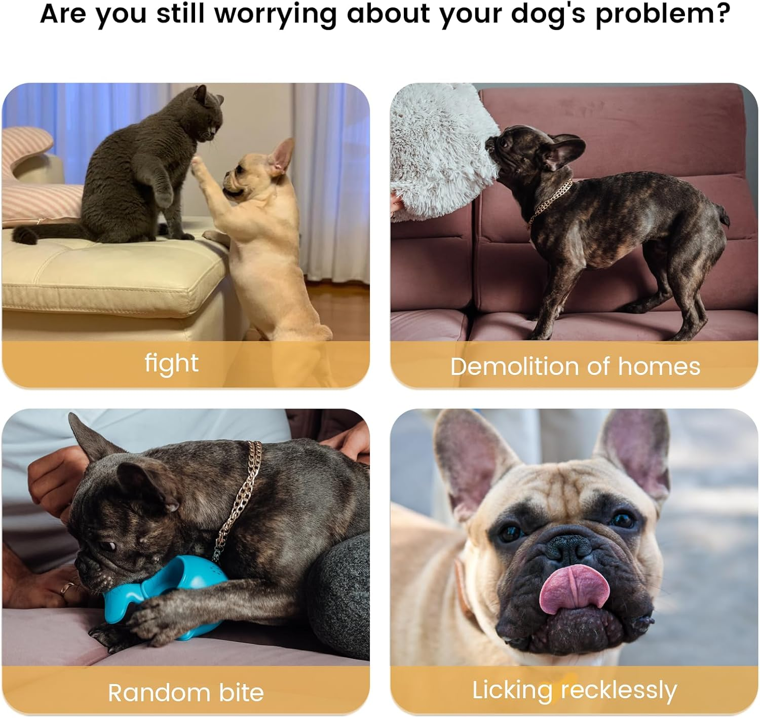 French Bulldog Muzzle, Mesh Dog Muzzle for French Bulldog, German Shepherd and Dogue De Bordeaux (Black, S) image number 6