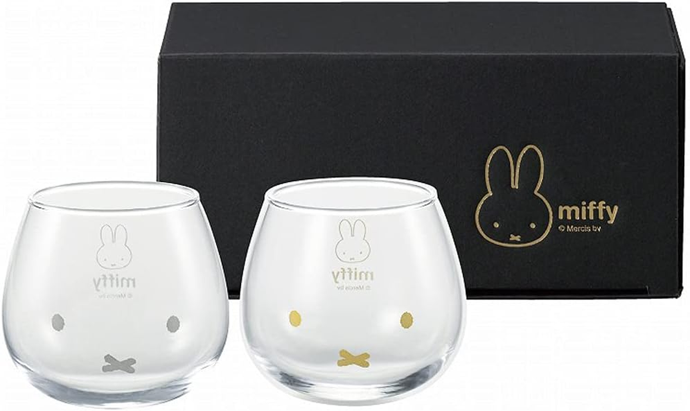 Kaneshotouki KN40150 Dick Bruna Wobble Tumbler, Pair Set, Miffy 1.8 Fl Oz (320 Ml), Glass image number 3
