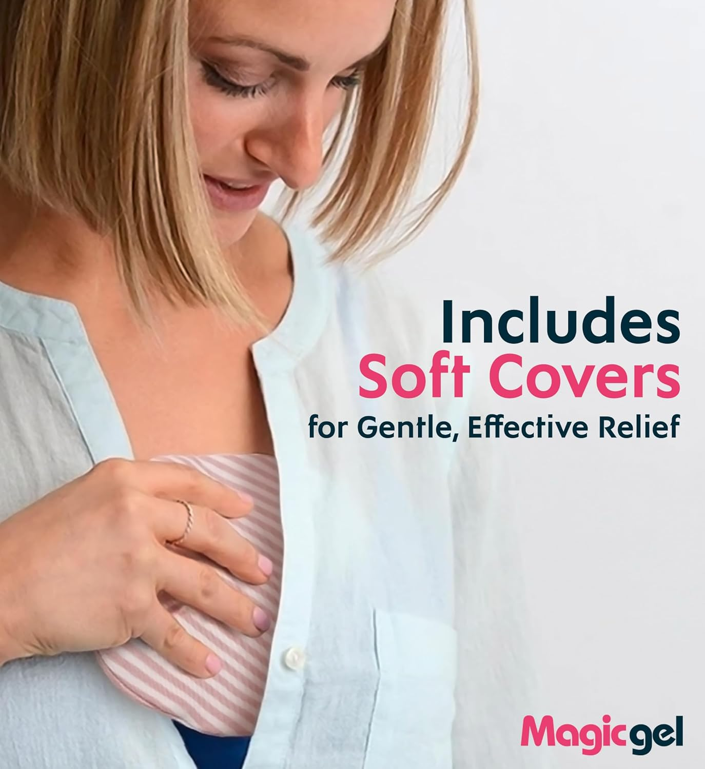 Magic Gel Breast Ice Packs - Hot and Cold Therapy ... image number 3
