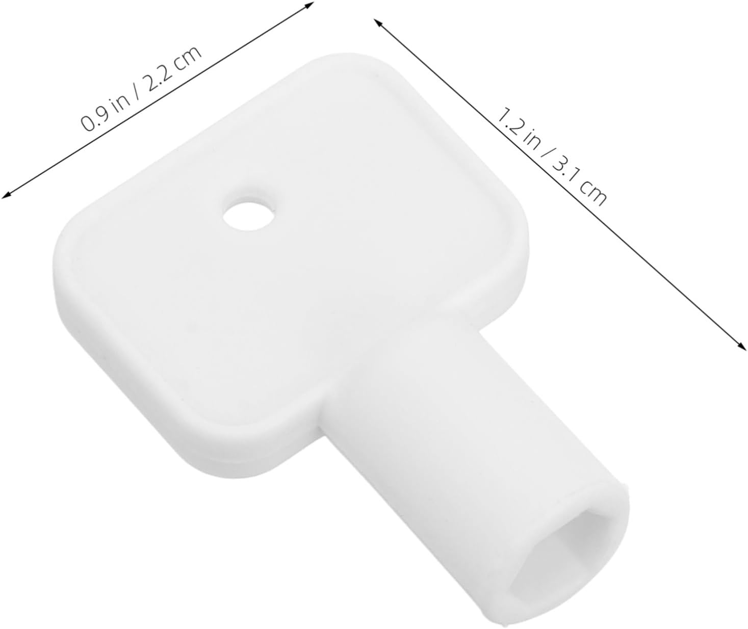 Paper Towel Dispenser Key Replacement for Toilet Paper Key Plastic Bathroom Accessory Tissue Box image number 5