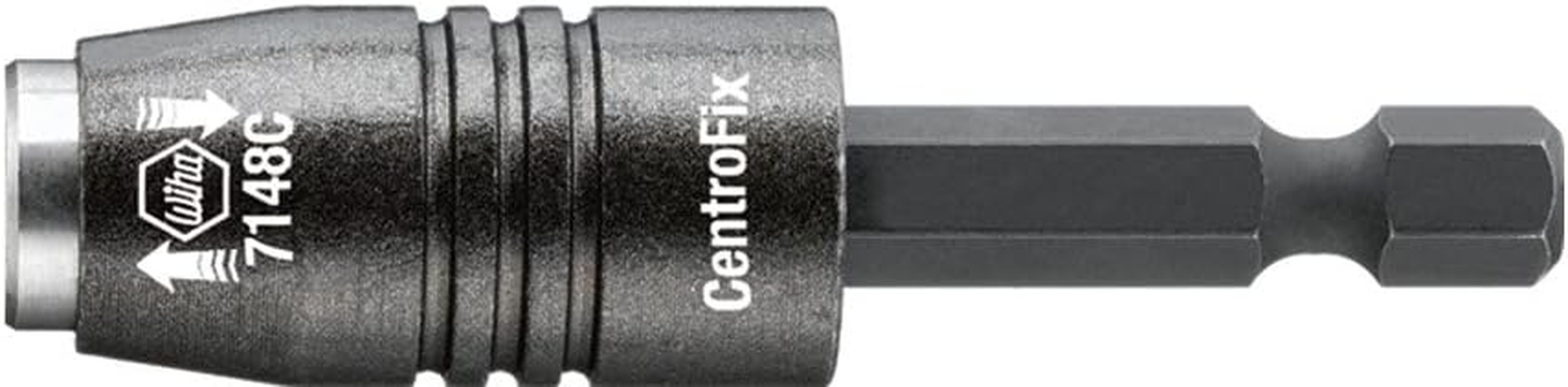 Wiha 7148 Centrofix Mechanically Lockable Bit Holder, 1/4 Inch image number 2