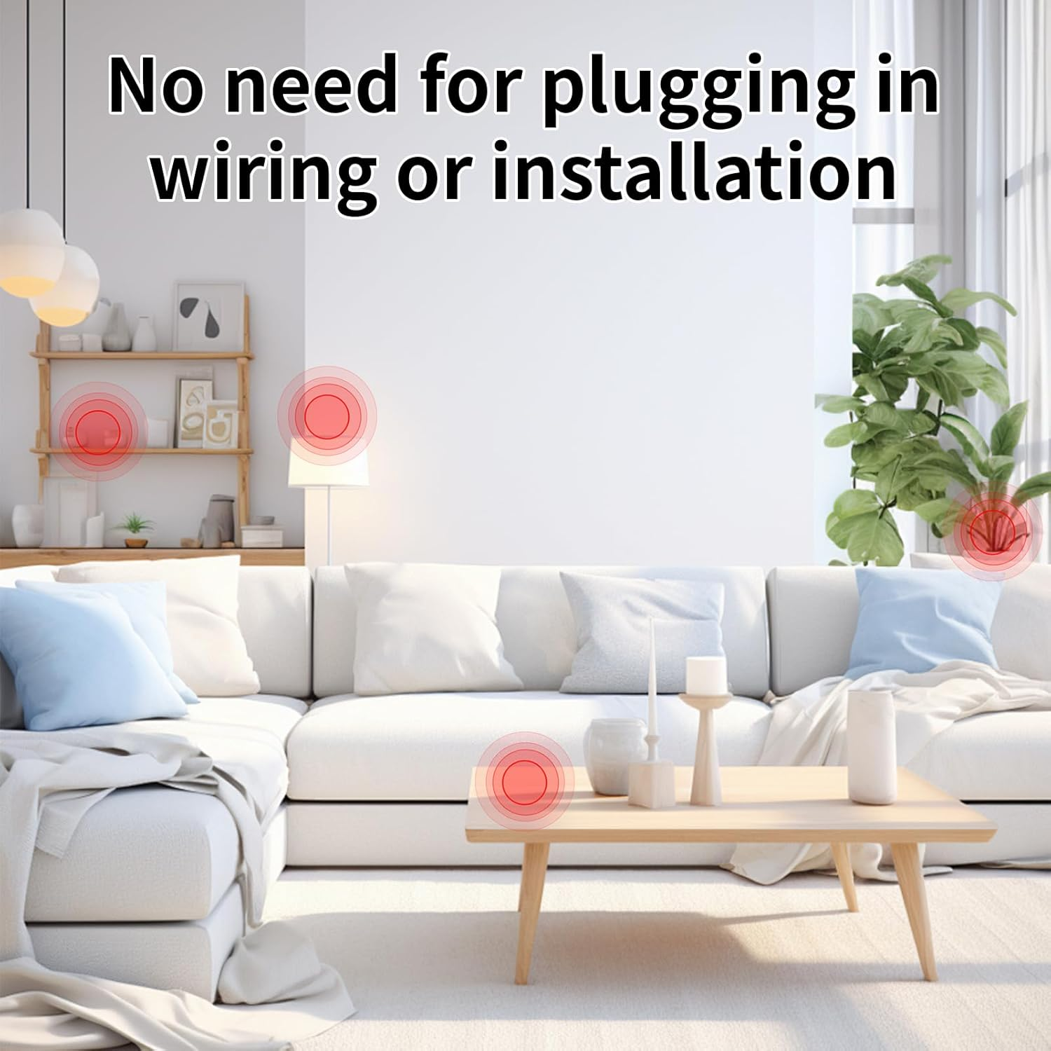 Mini Hidden Camera, Wireless Rechargeable Portable Security Camera, with Night Vision Wifi, Motion Detection, HD 1080P,Compact and Discreet Surveillance for Home, Office, or Travel (3Pcs Charging) image number 6