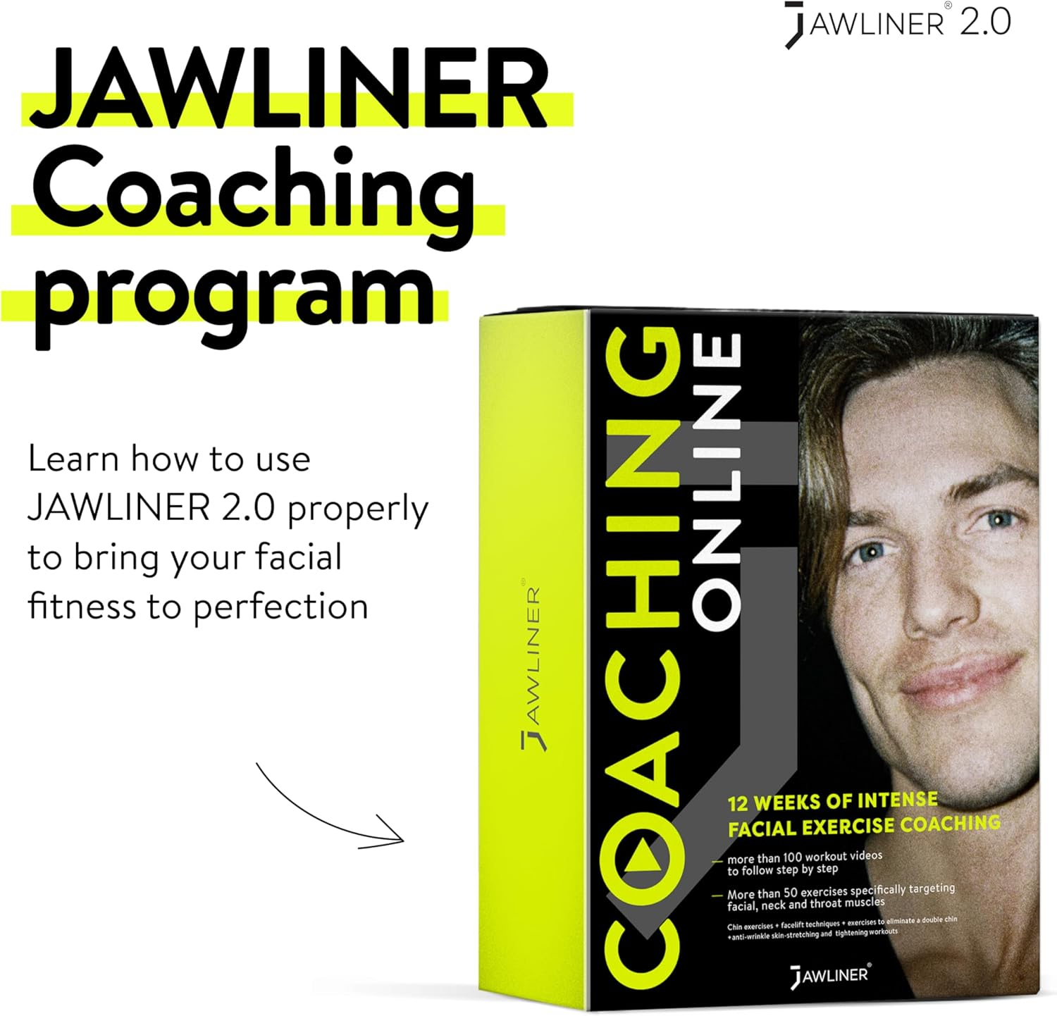 Jaw Exerciser Set for Men & Women - Jawline Trainer with 3 Resistance Levels - Double Chin Reducer - 100% Food-Grade Silicone - Face and Neck Shaper & Jaw Strengthener image number 1