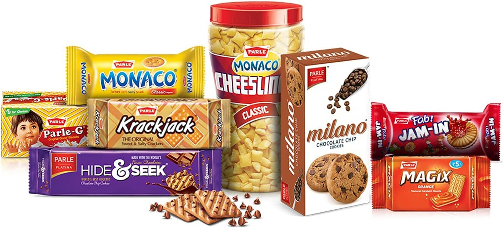 Parle Monaco Classic Regular Salted Biscuits 63.3 G image number 3