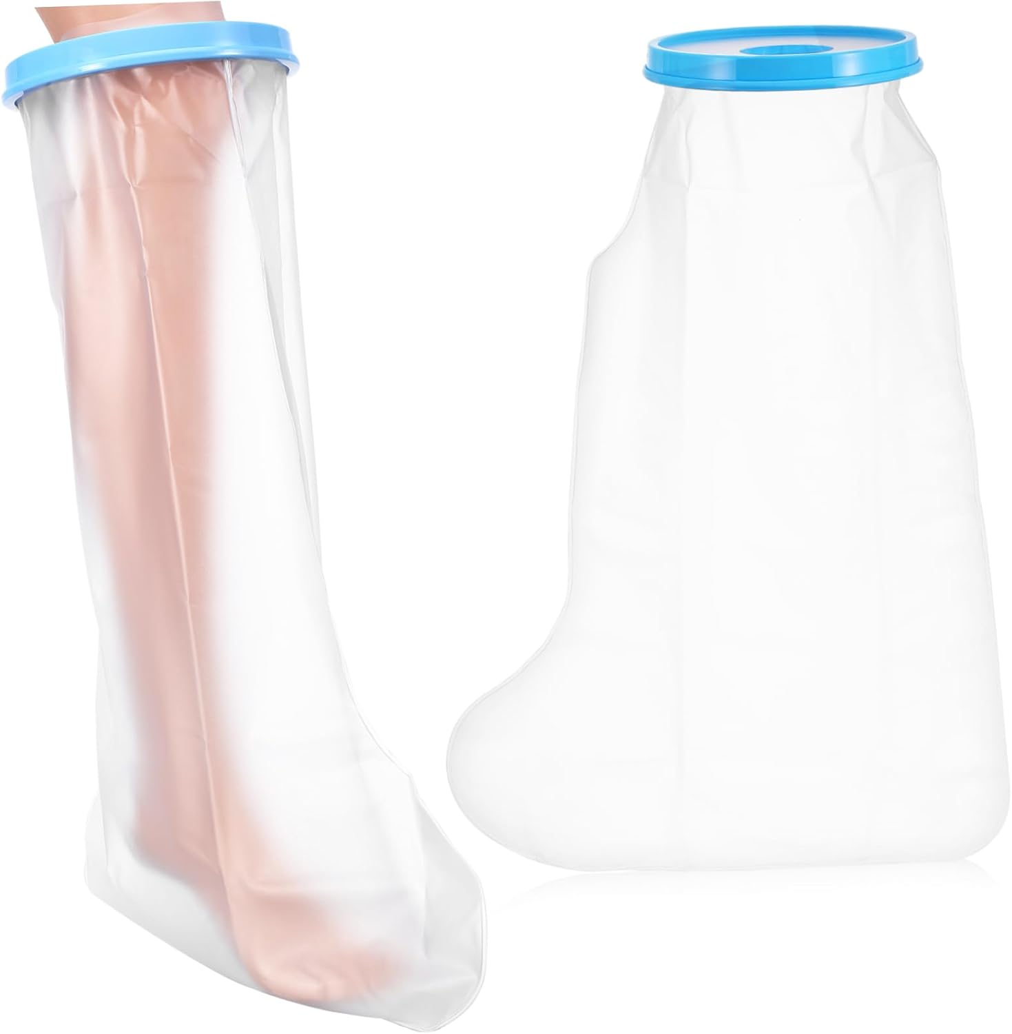 Waterproof Leg Cast Cover for Showering Adult Short Leg Foot Protector Reusable Seal for Keeping Cast Dry image number 5