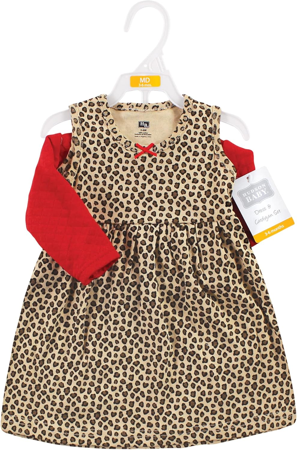 Hudson Baby Girls' One Size Quilted Cardigan and Dress image number 3