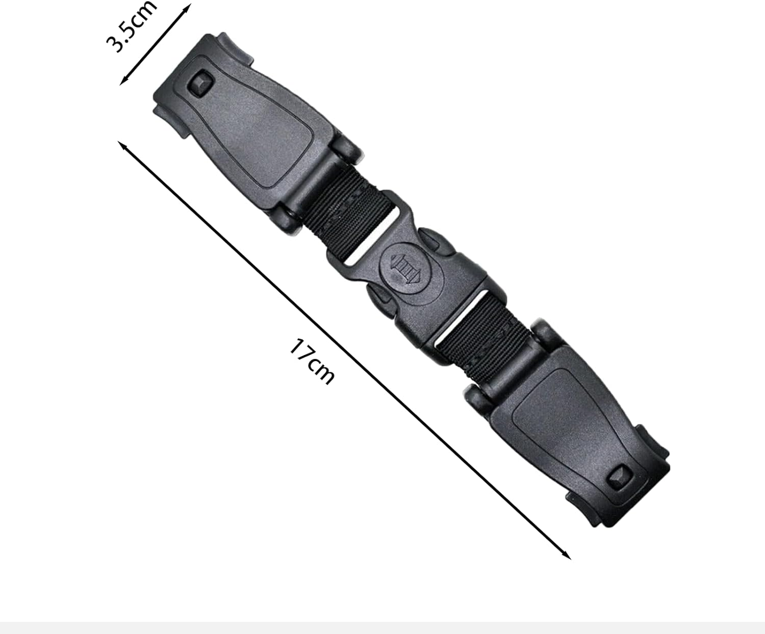 ONBPIY Baby Car Safety Seat Strap Clip Harness Chest Belt Black Compatible with Car Seats Strollers High Chairs for Secure Fit image number 3