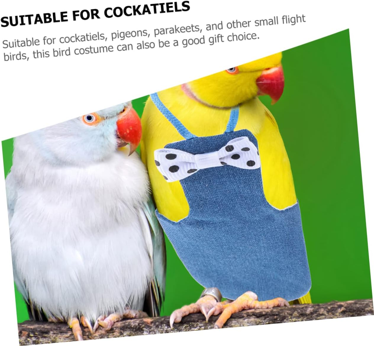 Beavorty Macaw Nappies Bird Flight Suit Diaper Bird Diaper Suit Inner Layer Parrot Clothes image number 4