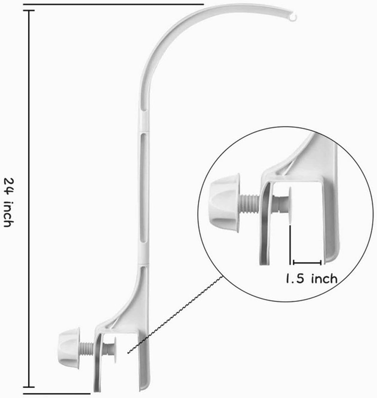 Luda Baby Crib Nursery Mobile Box Toys Holder Arm Bracket Adjustable image number 6