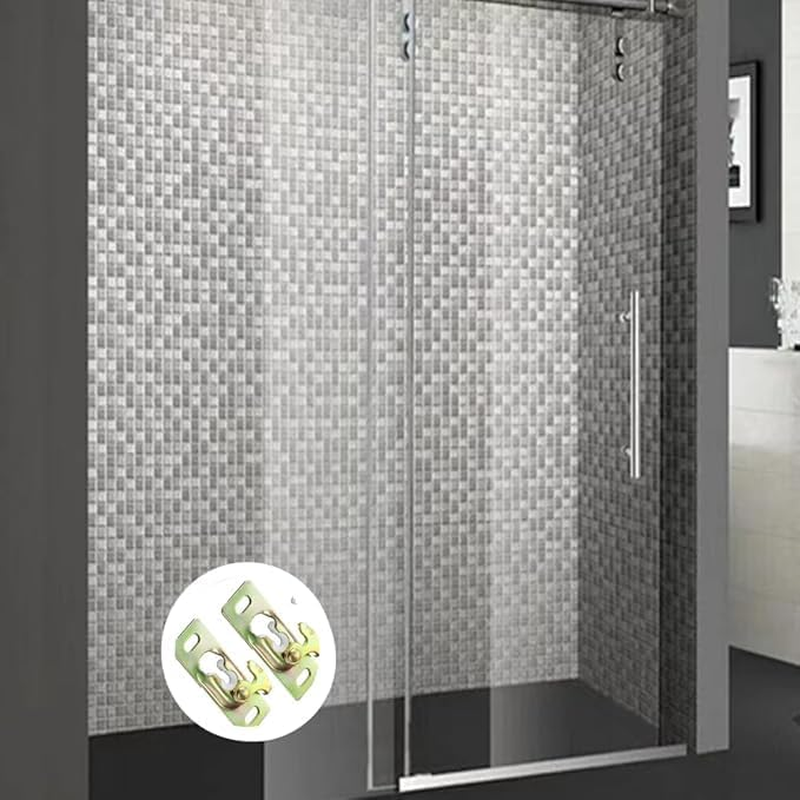 Sliding Door Hanger, 2Pcs, Pocket Hardware,Sliding Hardware,Pocket Roller Assembly Connection Plate image number 1