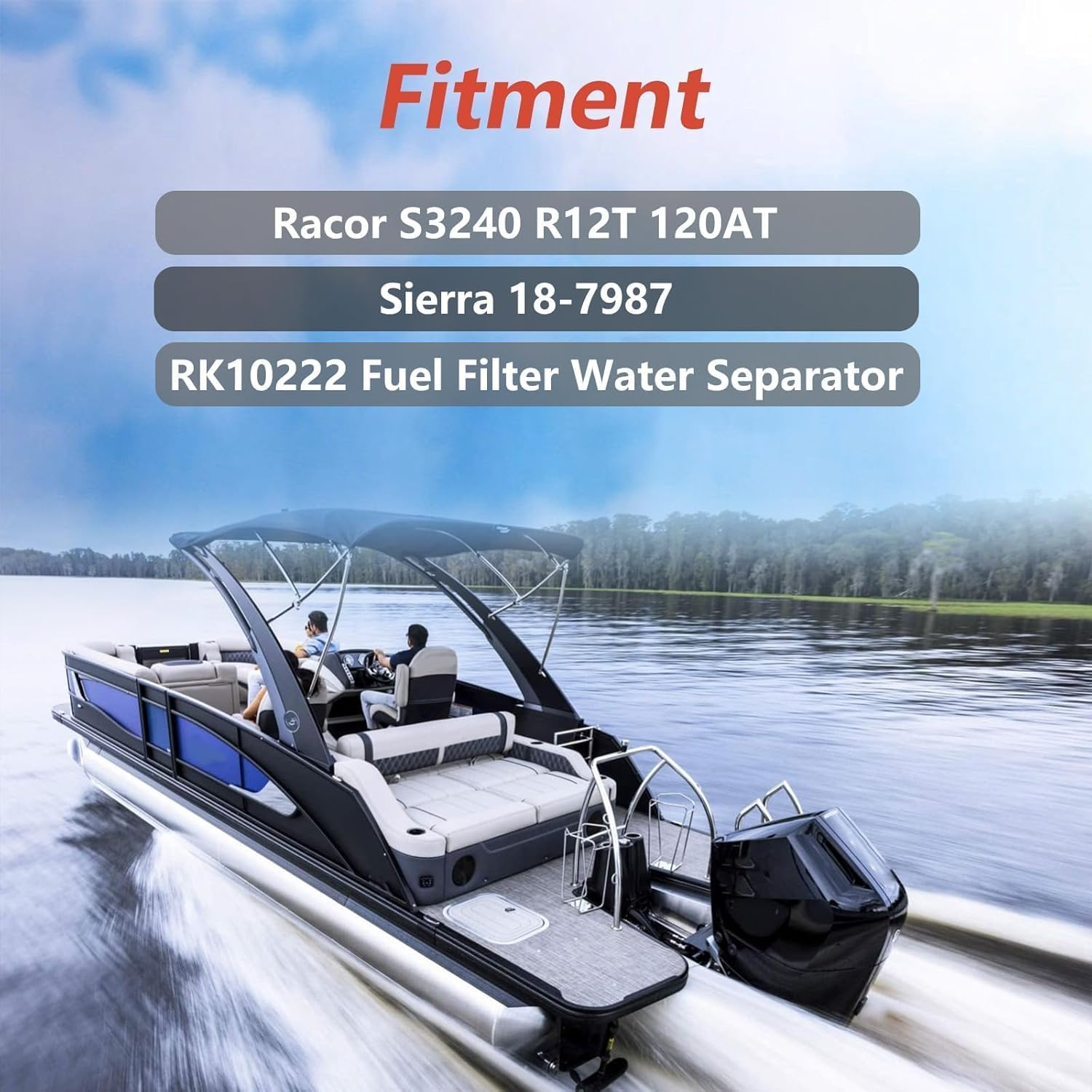 EVRBUL Fuel Filter Water Separator Water Collection Bowl Wrench Installation & Removal Tool Compatible with R12T Water Separator for Marine Outboard Motor image number 5