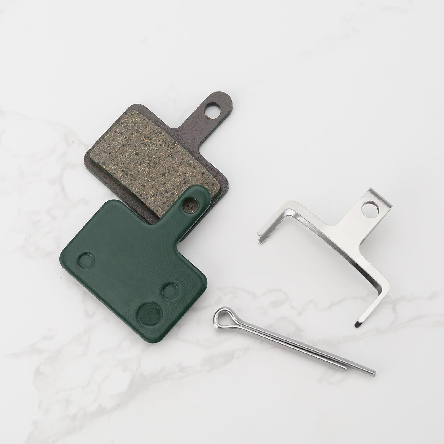 YINETTECH 2 Pairs Bike Brake Pads Compatible with Shimano B01S B05S Compatible with Tektro E10.11 Spring Slip Latch for Mountain Bike Road Bike 31X35.2Mm image number 2