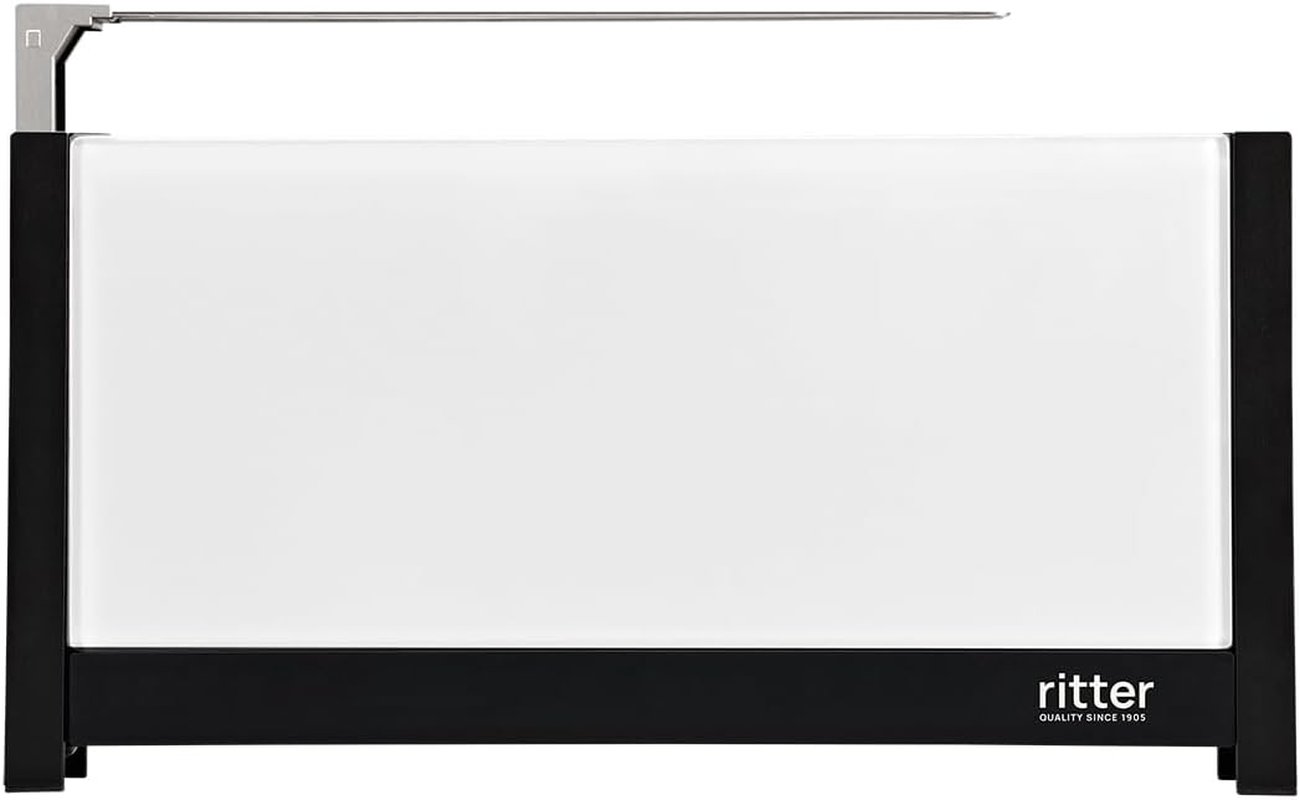 Ritter Volcano 5 Long Slot Toasters with Bun Attachment, Extra Slim, Made in Germany, Red