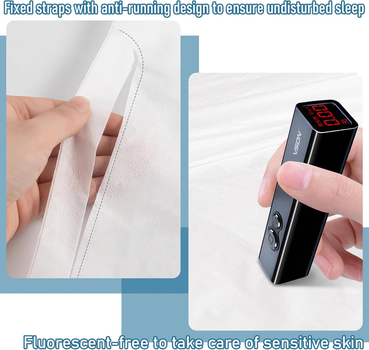 EKIND Disposable Sheet and Pillowcase Set, Hotel, Camping Portable 4 Pcs Double Bed Travel Hygiene Set, Soft, Eco-Friendly, Wash-Free Bedding Set. image number 6