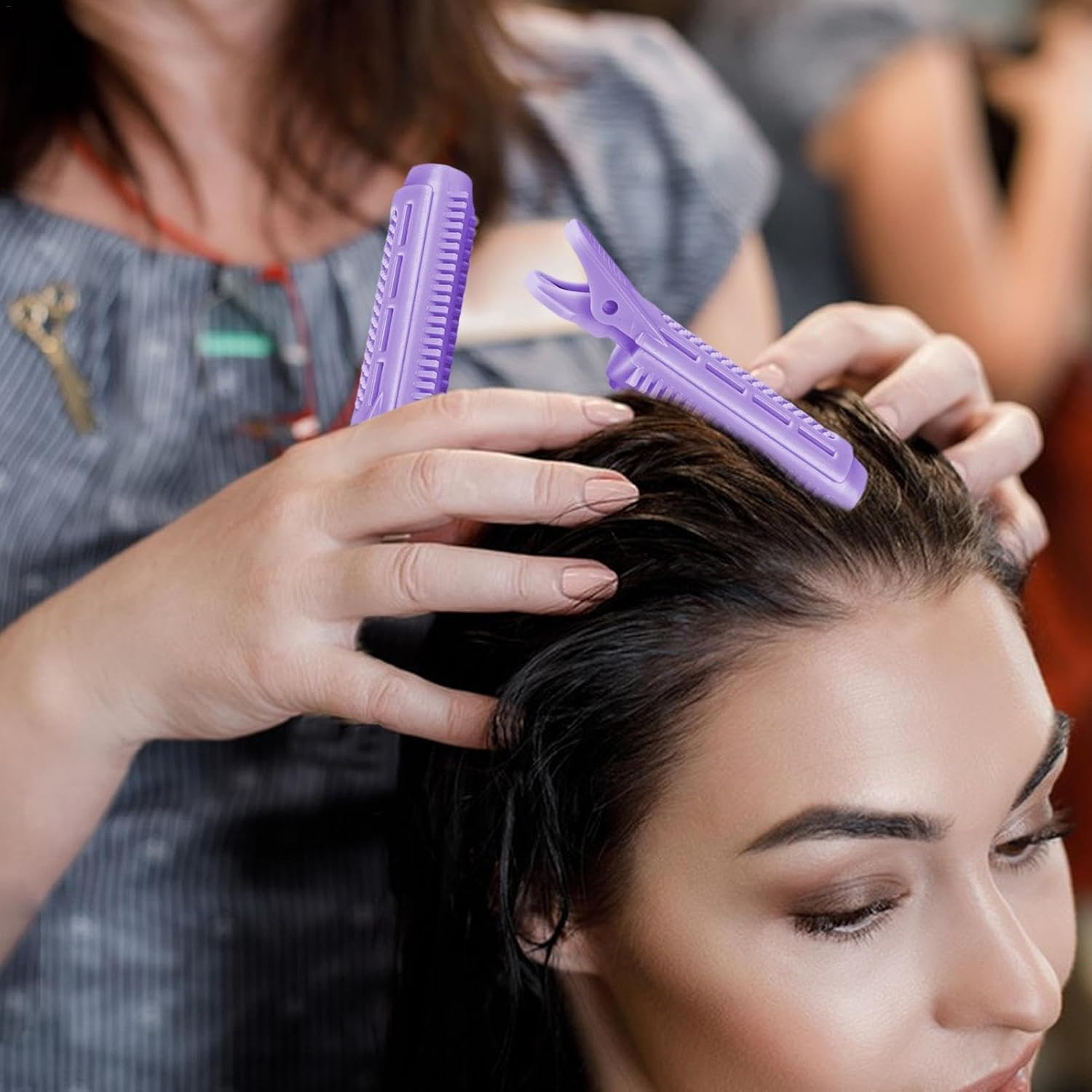 Volumizing Hair,Curly Hair Root Lifting 10 - Root for Hair Volume, Hair Volumizing Rollers, Instant Hair Volumizing for Women - Yellow image number 2