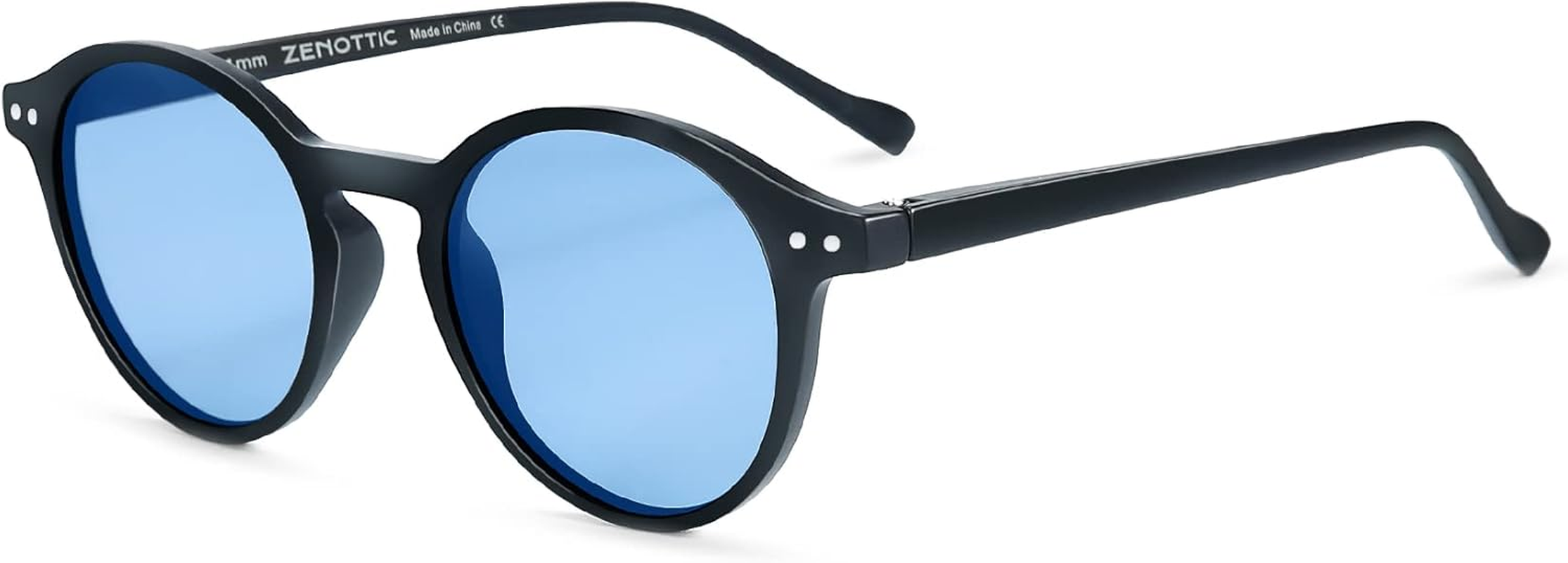 ZENOTTIC Polarized round Sunglasses, Stylish Small Sunglasses for Men and Women Retro Classic, Multi-Style Selection