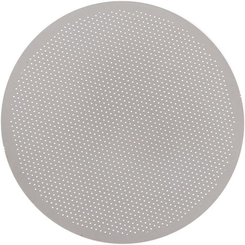 Yosoo Reusable Stainless Steel Coffee Filter 60Mm, Ultra Fine Mesh, Silver, 1 Count, Compatible with Coffee Maker image number 2