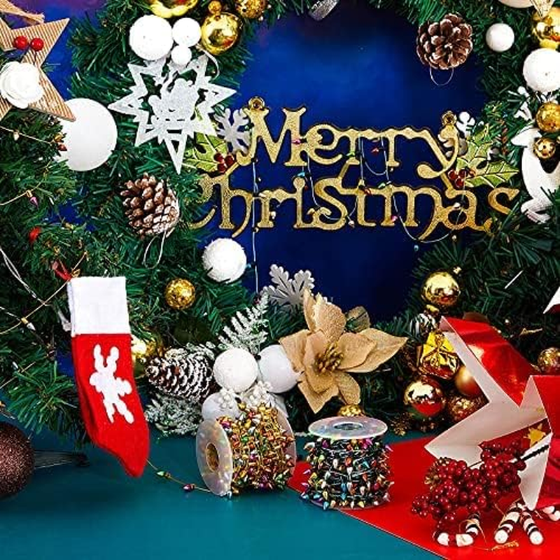 Dollhouse Christmas Decorations - Fake Light String for Crafts & Furniture Accessories - 32.8 Feet image number 2