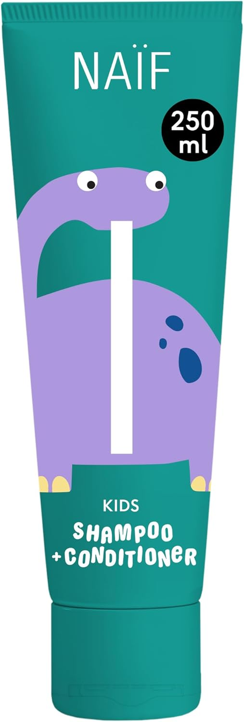 Na&iuml;f - 2 in 1 Shampoo and Conditioner for Children - Cleans Hair and Makes It Supple - Gentle Formula - 0% SLES - Dermatologically Tested - Natural Origin - 250Ml image number 4