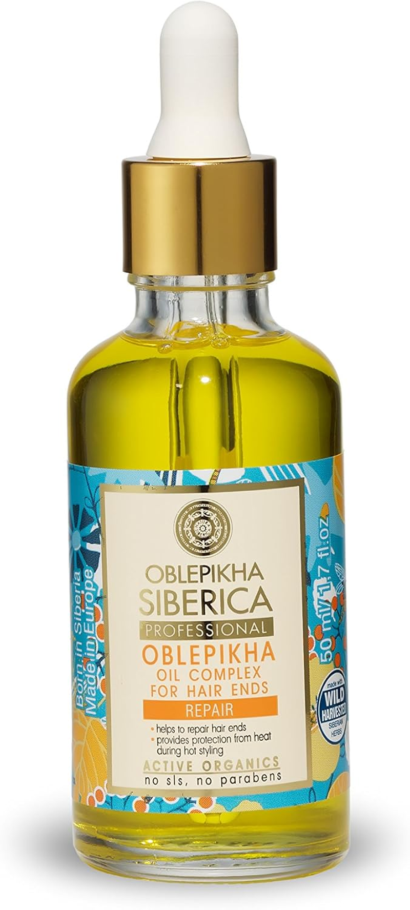 Active Organic Sea Buckthorn Oil for Hair Tips 50 Ml (Natura Siberica) image number 1