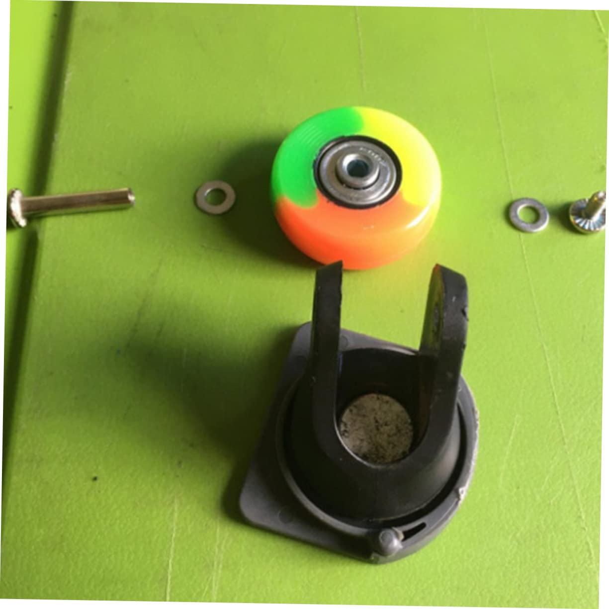 TOPPERFUN 2Sets Suitcase Replacement Wheels Rubber Swivel Caster Wheels for Suitcases Mute Luggage Case image number 4