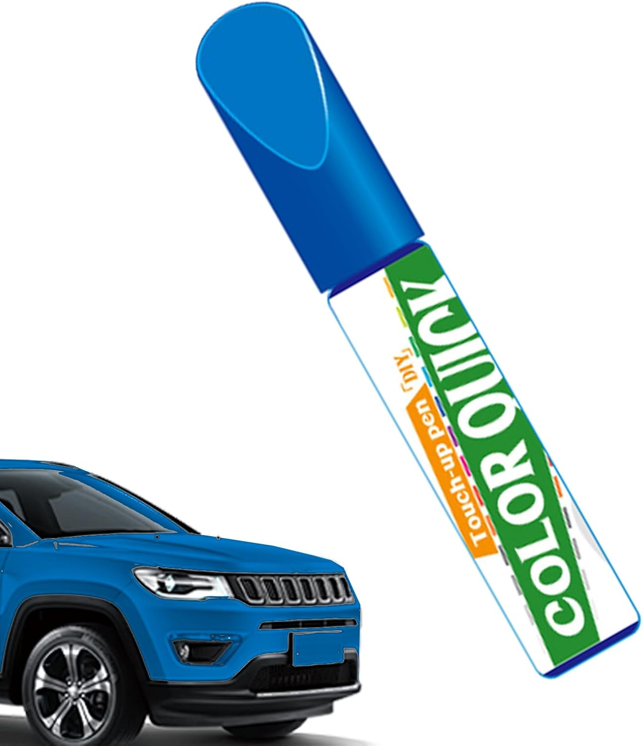 Car Scratch Pen - Car Paint Scratch Pen Color Exact Match - Quick Drying 12Ml Automotive Remover Blemish Quick Fix for Rim Wheel Bumper Exterior