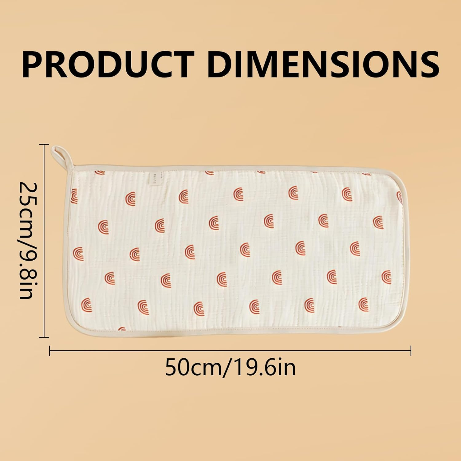 6 Pack Muslin Burp Cloths Premium Cotton-Large Size 20" X 10"，Soft Breathable Muslin Baby for Boys & Girls