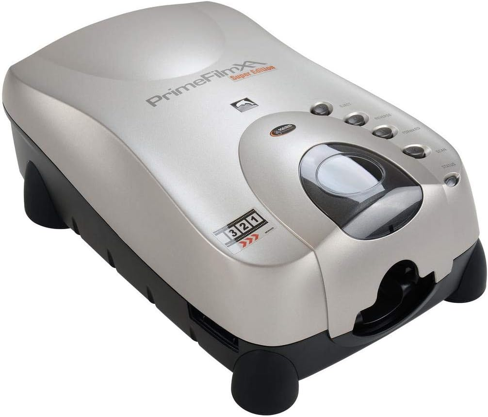 Pacific Image Primefilm Xas Super Edition 35Mm Film & Slide Scanner. Auto Focus. 10000 Dpi/48-Bit Output. 4.2 Dynamic Range. Batch Scanning. Mac/Pc.