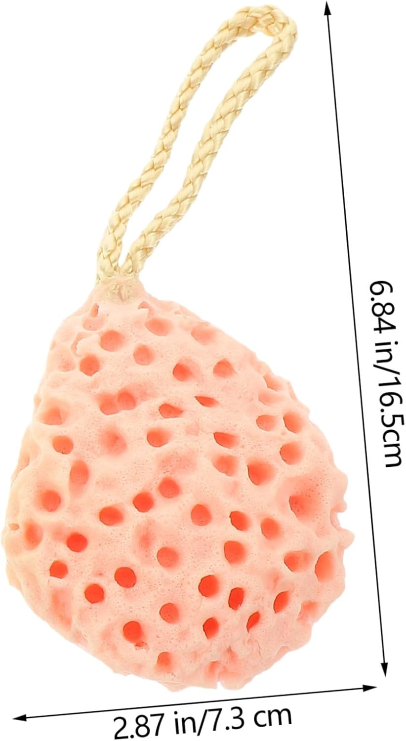 NIYANGLE 3Pcs Facial Sponge Exfoliating Face Cleansing Sponges for Makeup Removal Compact Green Orange Pink Gentle Pulp for Smooth Skin and Deep Pore Cleansing