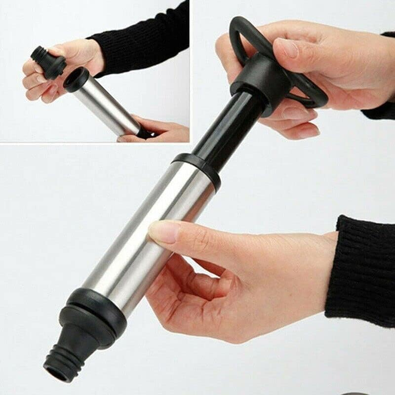 AIMALL Wine Saver Vacuum Pump Sealer Preserver Set with 4 Valves Air Bottle Stoppers, Leak-Proof Design, Black image number 4