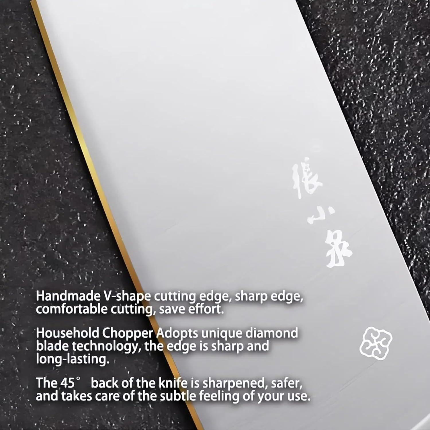 ZHANG XIAO QUAN since 1628 3-Piece Culinary Knife Set - Professional Chef'S Knife, Robust Cleaver & Powerful Bone Chopper - Cleaver Knife image number 6