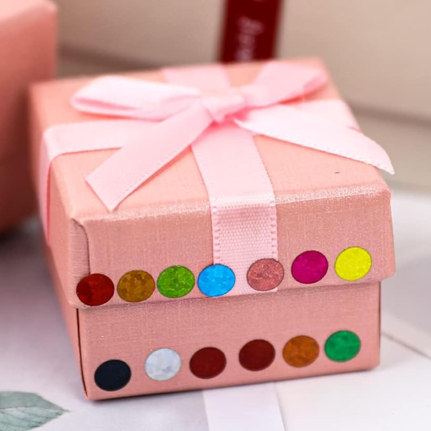 1540 Pcs Dot Stickers,Sparkle Coloured Circle Sticker,10 Mm Sticker Dots,Coloured Shape Stickers(20Sheet, 11 Colors) image number 2