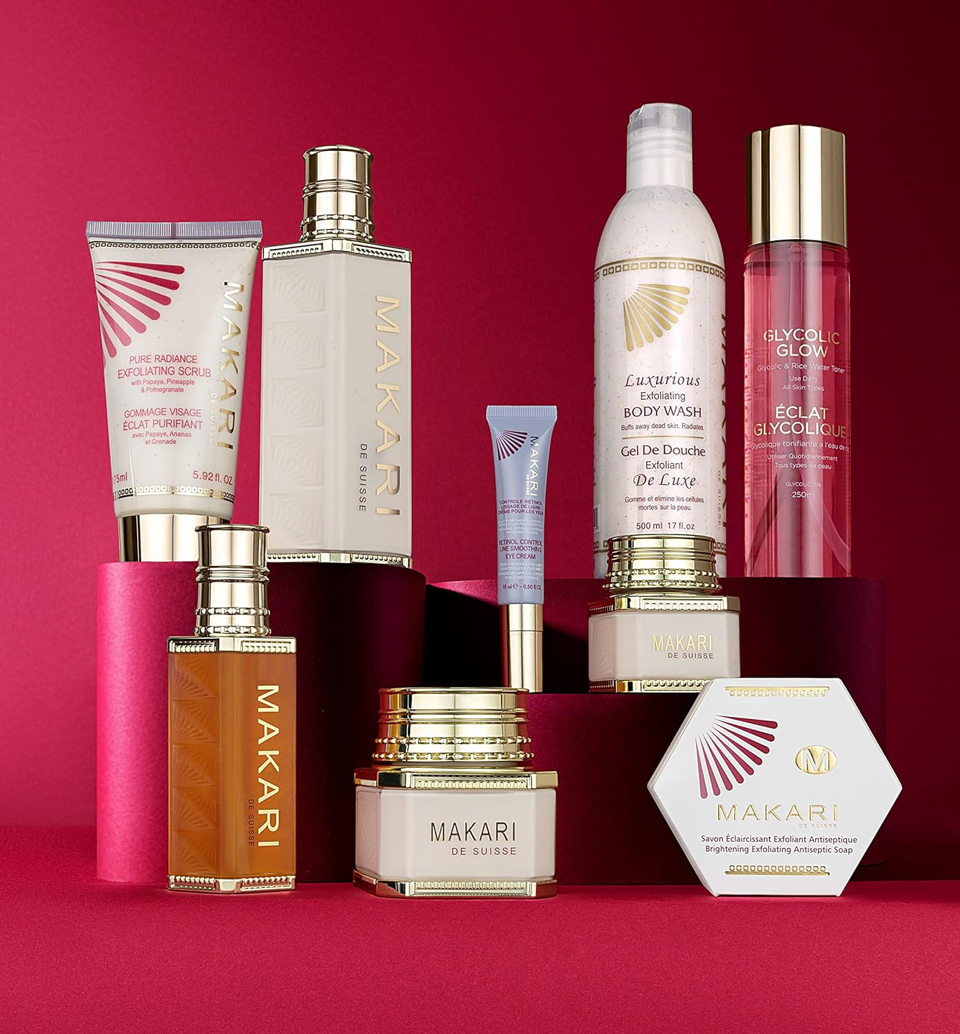 Makari Exfoliating Body Wash 17 Fl.Oz, 500 Ml &ndash; with Vitamin C & Aloe Vera - Face & Body Cleanser &ndash; Cruelty Free image number 6