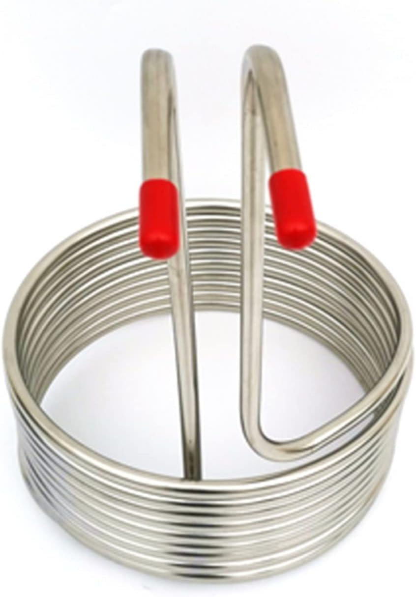 Wort Chiller, 304 Stainless Steel Beer Cooling Coil ，Home Brewing Immersion Wort Chiller Pipe Bar Wine Making Machine image number 5