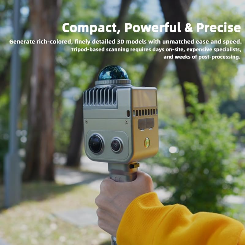 Lixel Kity K1, Compact Handheld 3D Scanner, 48 MP Panorama Cameras, High-Precision 3D Reconstruction, Real-World 3D Rendering, Real-Time Modeling for Professionals and Hobbyists image number 1