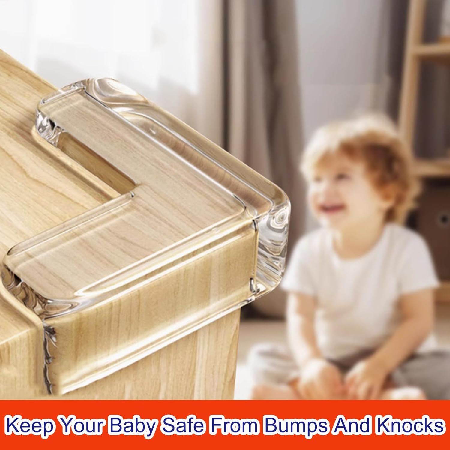 32 Pack Clear Corner Protector, Corner Protectors,Furniture Corner & Edge Safety Bumpers,Table Corner Protectors,12 round 12 L-Shaped,Cover Sharp Furniture Edges and Table Corners image number 3