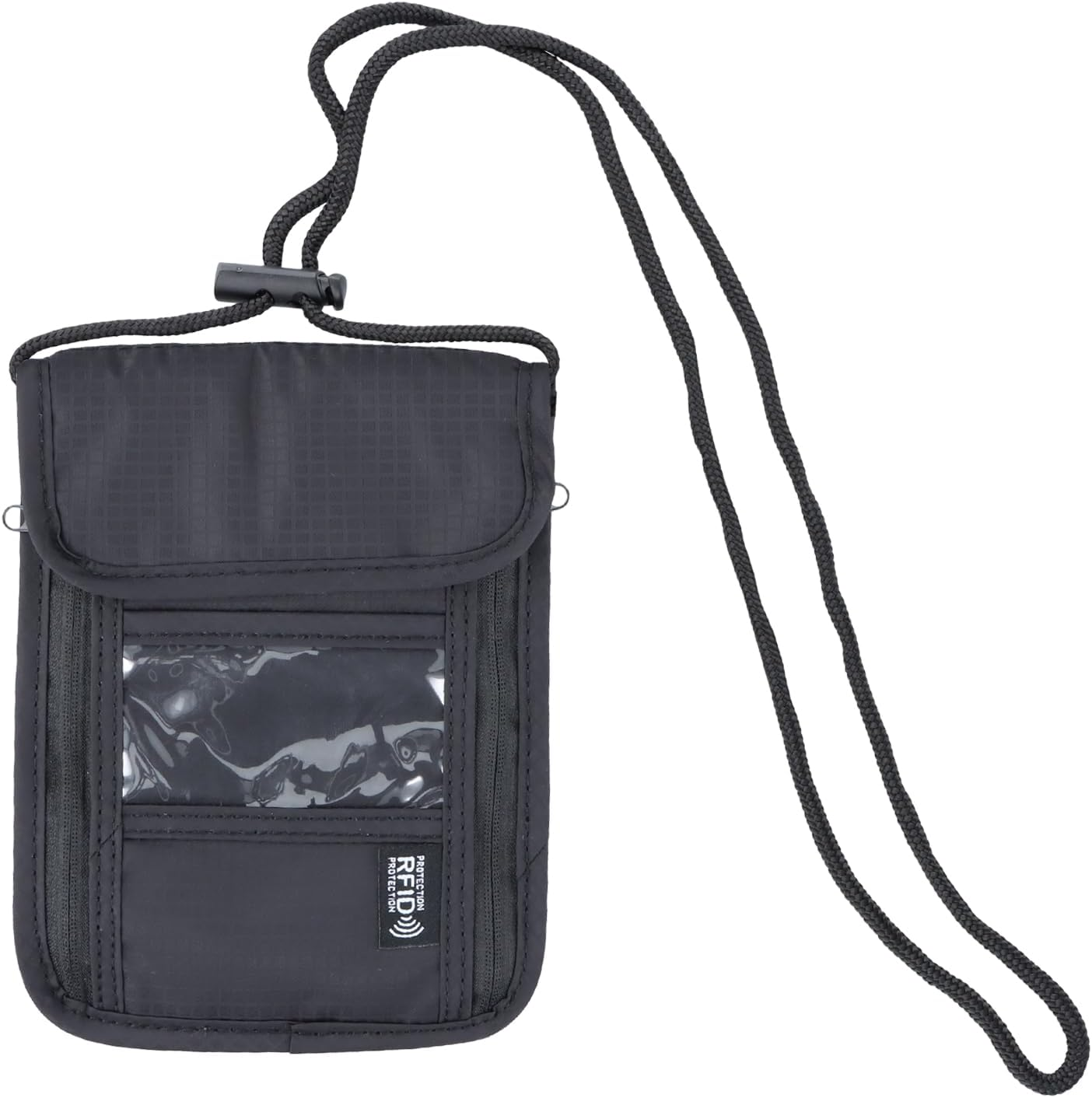 Amexo Neck Pouch, Passport Bag with RFID Protection, Mobile Phone Shoulder Bag, Men'S Anti-Theft Bag for Children, Boys, Girls, Women